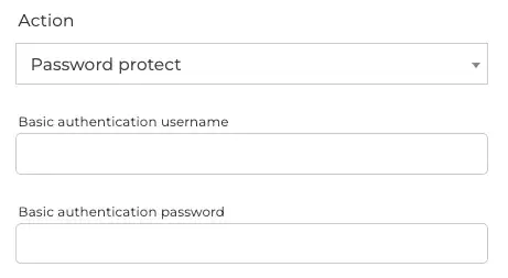 Authentication configuration